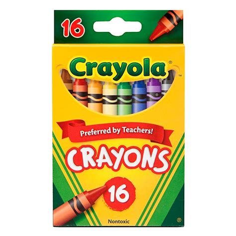 Knowledge Tree Crayola Binney Smith Crayola® Regular Size Crayons 16 Colors