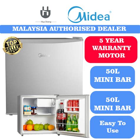 READY STOCKMIDEA 50L Mini Bar Refrigerator MS 50V MDRD86FGG