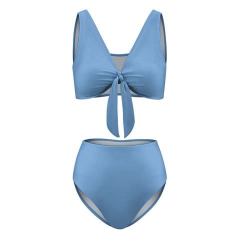 Damskie Stroje K Pielowe Dwucz Ciowe Bikini Allegro Pl