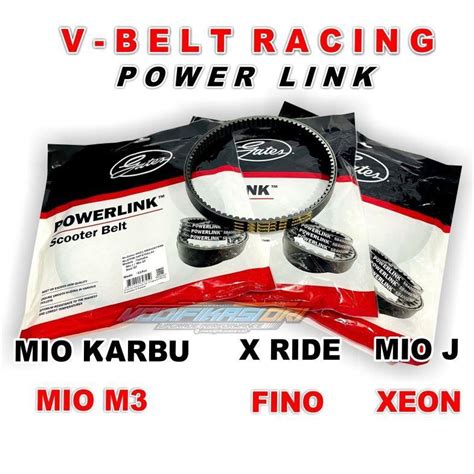 Jual Vbelt Racing Mio M Gates Pro Link Vanbel Mio J V Belt Soul Gt