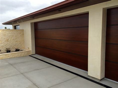 Contemporary Double Garage Doors Randolph Indoor And Outdoor Design