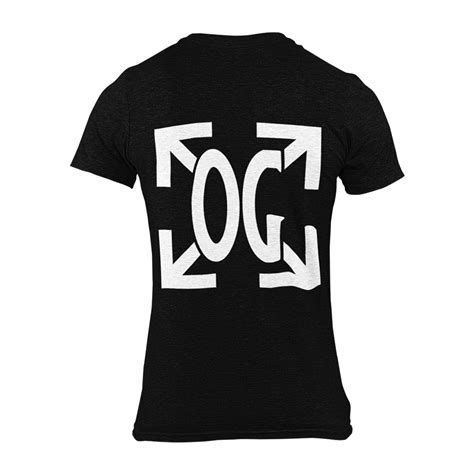 Oldschool Gangsters T Shirt Met Logo Wit Oldschool Gangsters