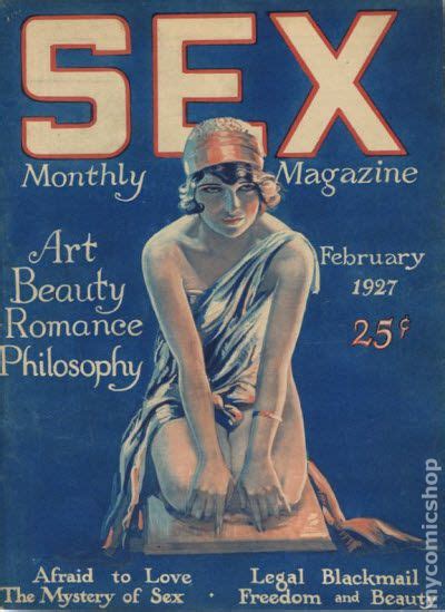 Sex Monthly Magazine 1926 1927 Dawn Publishing Comic Books