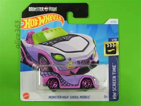 Hot Wheels Monster High Ghoul Mobile Screen Time New Boxed Picclick Uk