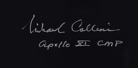 Michael Collins Signed Oversized Photograph Rr Auction