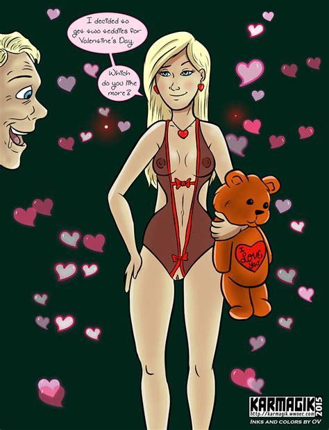 Valentine S Teddy By Karmagik Hentai Foundry