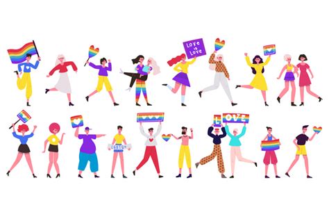 Lgbt Pride Parade Love Parade Lesbian Gay Bisexual And Transgender By WinWin Artlab