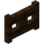 Dark Oak Fence Gate | How to craft dark oak fence gate in Minecraft ...