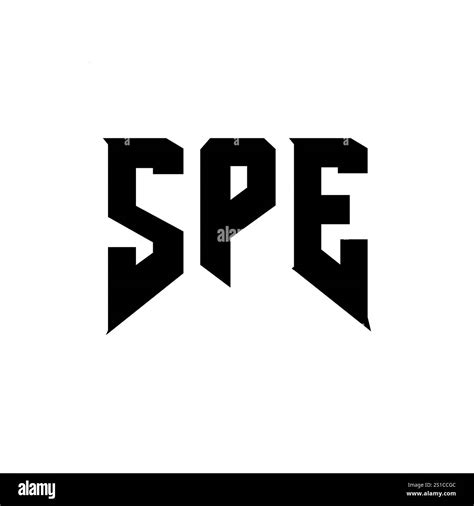spe technology company logo stock vector images alamy