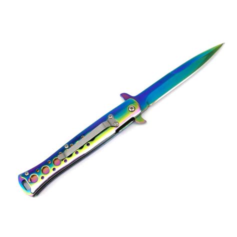 Нож складной стилет K002G градиент полуавтоматический - Купить Украина ...