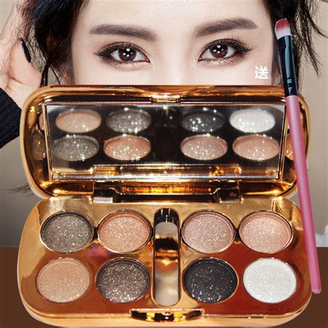 Paleta De Sombras De Olho Perolado Vermelho Terrosa Fosca 8 Cores Fosca Nude Nude