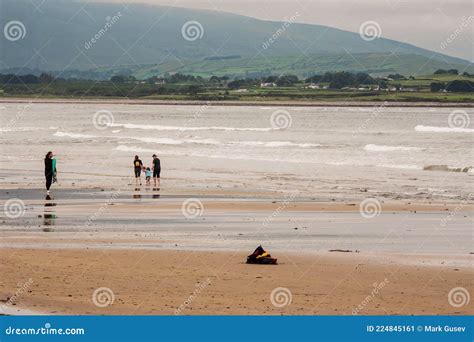 Surf School Training On The Strandhill Beach In Sligo Editorial Photo