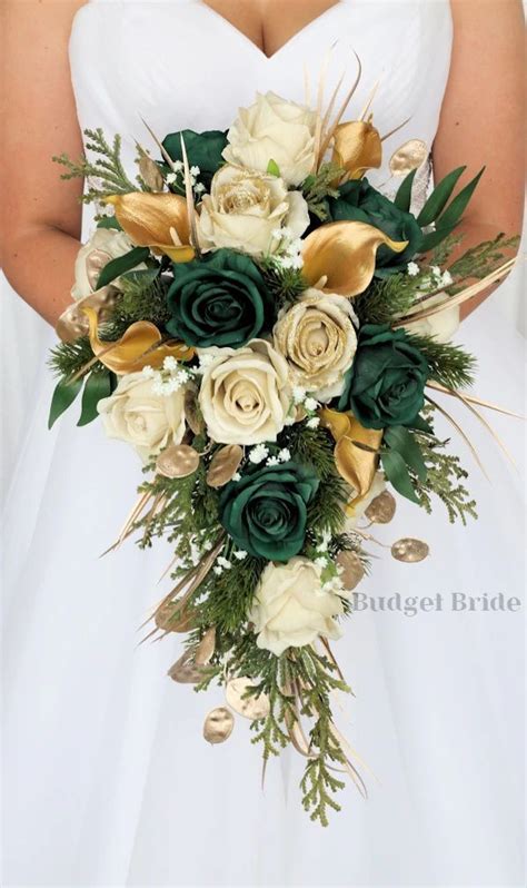 Emerald Green Wedding Bouquets