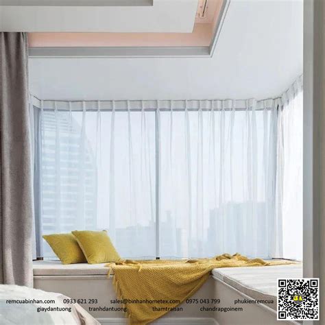 Mẫu rèm cửa hình chữ L đẹp - Rèm Bình An