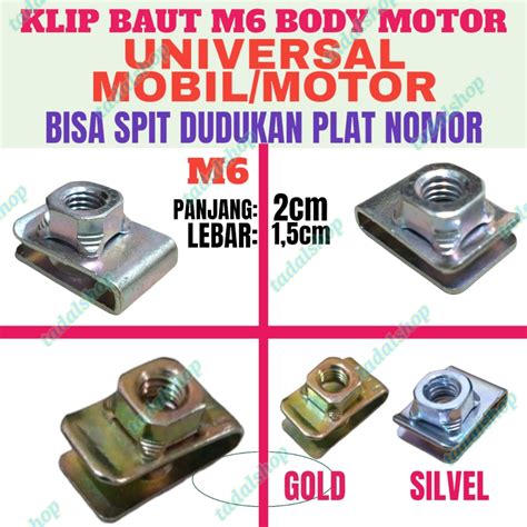 Jual Baut Body Motor Baut Klip Bodybaut Kancing Klip Plastik Buat