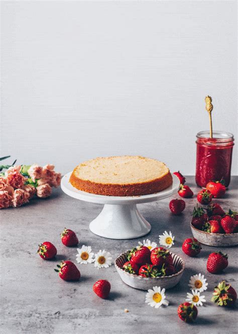Strawberry Cream Naked Cake Recipe Bianca Zapatka Recipes