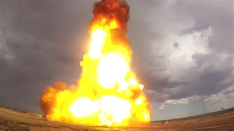 Испытательный пуск новой противоракеты российской системы ПРО на ...