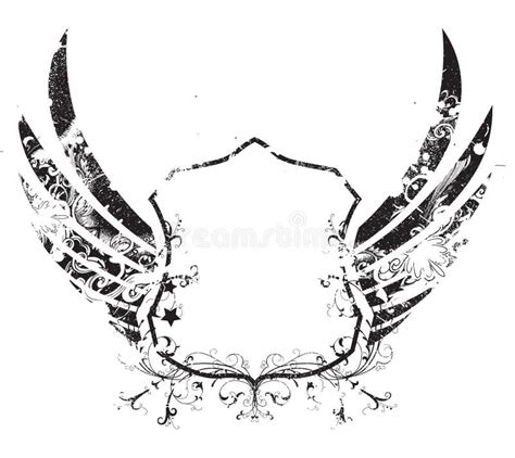 Vintage Emblem With Shield Stock Illustration Illustration Of Ornate