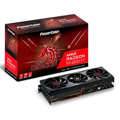 PowerColor Red Dragon AMD Radeon RX 6800 XT 16GB GDDR6 - Carte ...