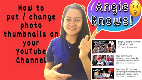 Paano Maglagay At Upload Ng THUMBNAIL THUMBNAIL PHOTO Sa YouTube