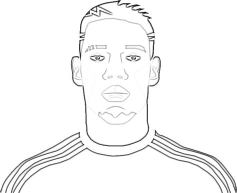 Coloriage Paul Pogba à imprimer sur ColoriageEnfant