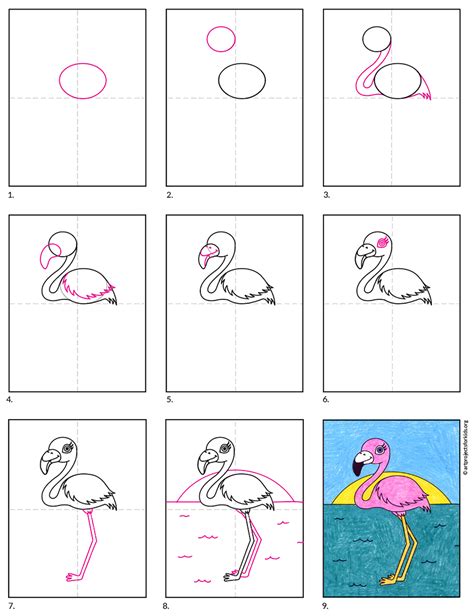 Flamingo Drawing