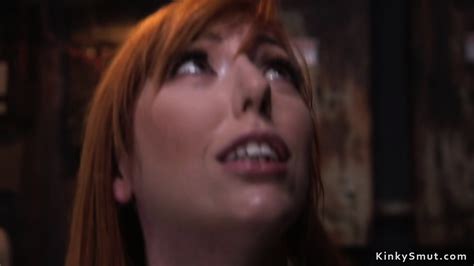 Huge Tits Slave Spreading Ass For Anal