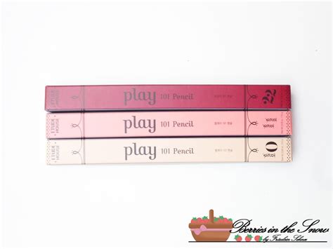 Review Etude House Play 101 Pencils No 101122 Berries In The Snow