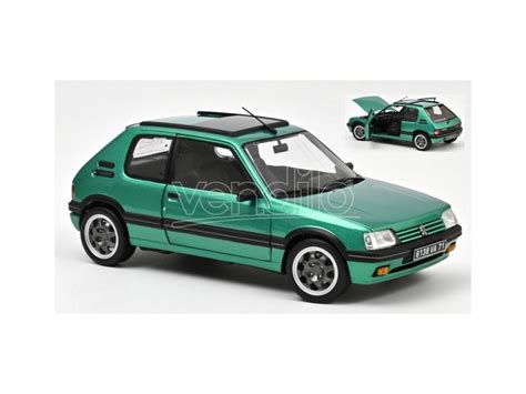 NOREV Norev Nv184847 Peugeot 205 Gti Griffe Con Windowroof 1991 Green