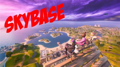 Awesome Skybase Win Fortnite Battle Royale Youtube