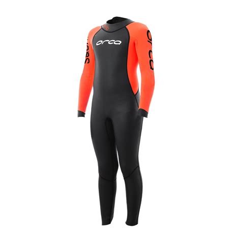 Open Squad Neoprenanzug Kinder Orca Schwarz Orange