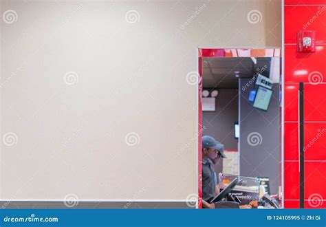 Busy Mcdonalds Front Desk Cashiers Editorial Image Image Of