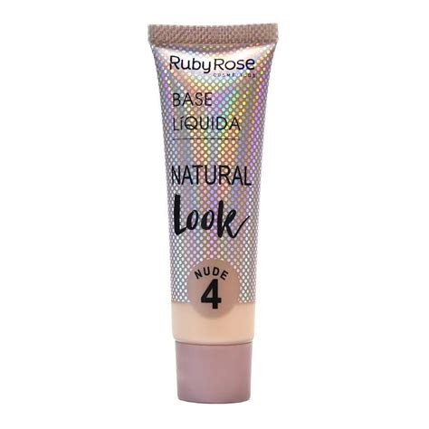 Base L Quida Natural Look Ruby Rose Nude Shopee Brasil