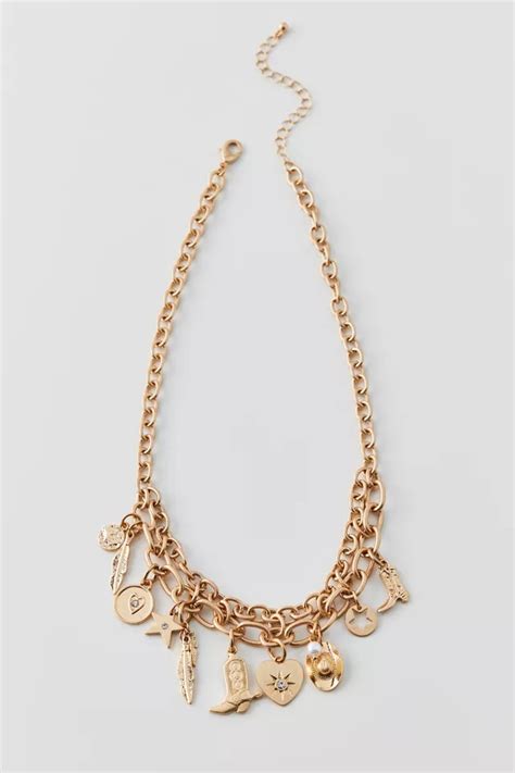 Western Charm Necklace Urban Outfitters