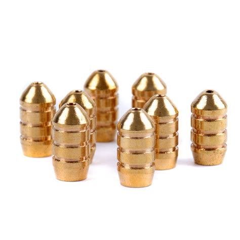 2020 Brass Bullet Weights Fishing Sinkers Kit With Brass Sinker Weights ...