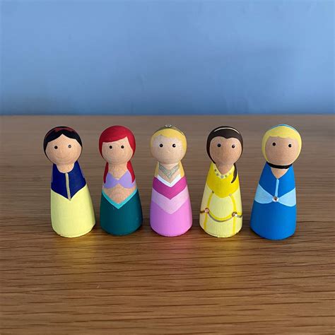 Princess Peg Dolls Etsy