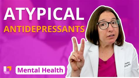 Atypical Antidepressants Therapies Psychiatric Mental Health Leveluprn Youtube