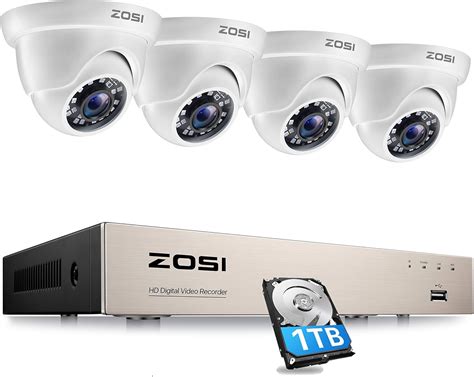 ZOSI 1080P HD Video Überwachungssystem 4CH 1080P HDMI DVR Recorder mit