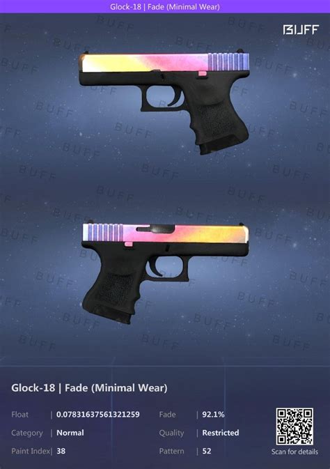 Glock Fade Minimal Wear Video Gaming Gaming Accessories In Game