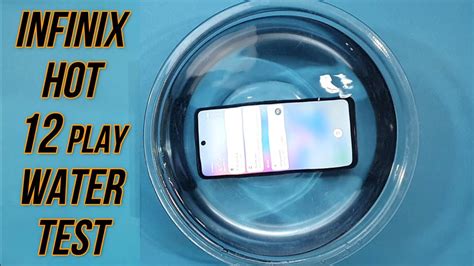 Infinix Hot Play Water Test The Very First Water Test Of