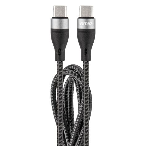 Kabel USB-C + USB-C 100 cm FullLINK UC-16 AMIO-02928 - Kable USB