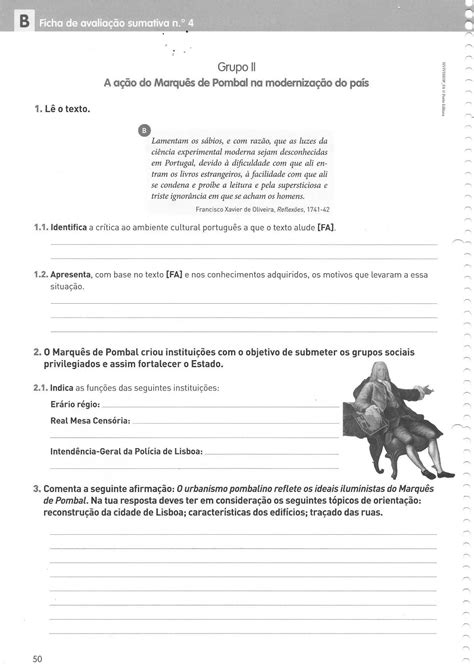 Ficha Historia 8º Ano Iluminismopdf