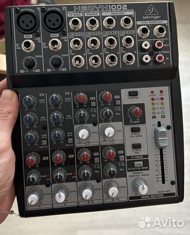 Микшерный пульт Behringer xenyx 1002 купить в Москве | Хобби и отдых ...