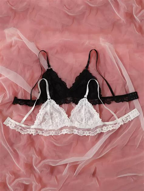 Romwe Packs Lace Bralette Sexy Lingerie For Sale Australia New Collection Online Shein Australia
