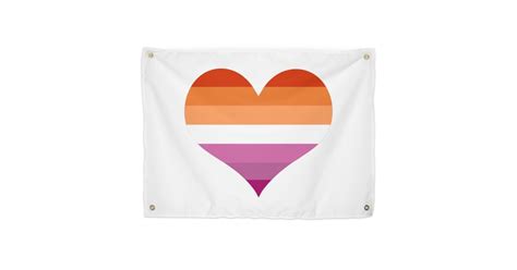 Lesbian Flag Heart Emily Gwen S Store