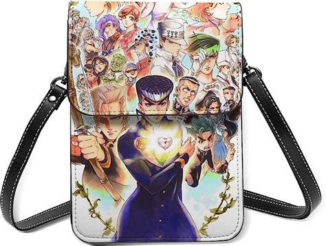 Anime Jojo S Bizarre Adventure Crossbody Bag Purse Small Lightweight Mini Shoulder Bags Strap