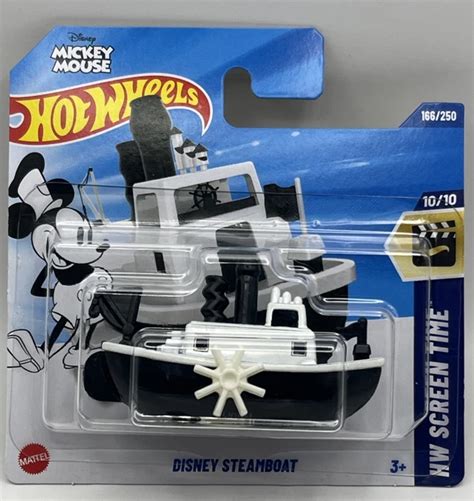 Hot Wheels Disney Steamboat Hw Screen Time Mickey Mouse Boat Combine P P Picclick Uk