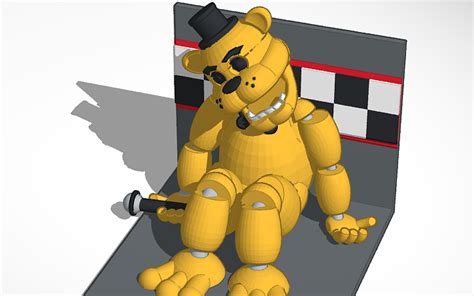 3d Design Golden Freddy Tinkercad