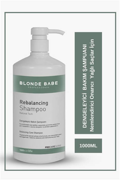 Blonde Babe Professional Rebalancing Sebum Dengeleyici Şampuan 1000 ml Fiyatı Yorumları Trendyol