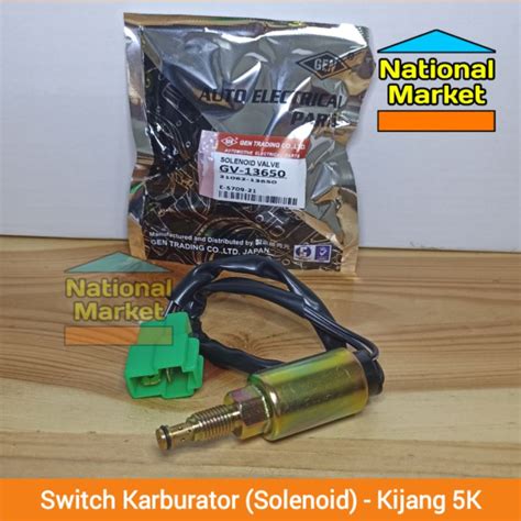 Jual GEN GV 13650 Switch Karburator Kijang 5K Solenoid JAPAN Shopee